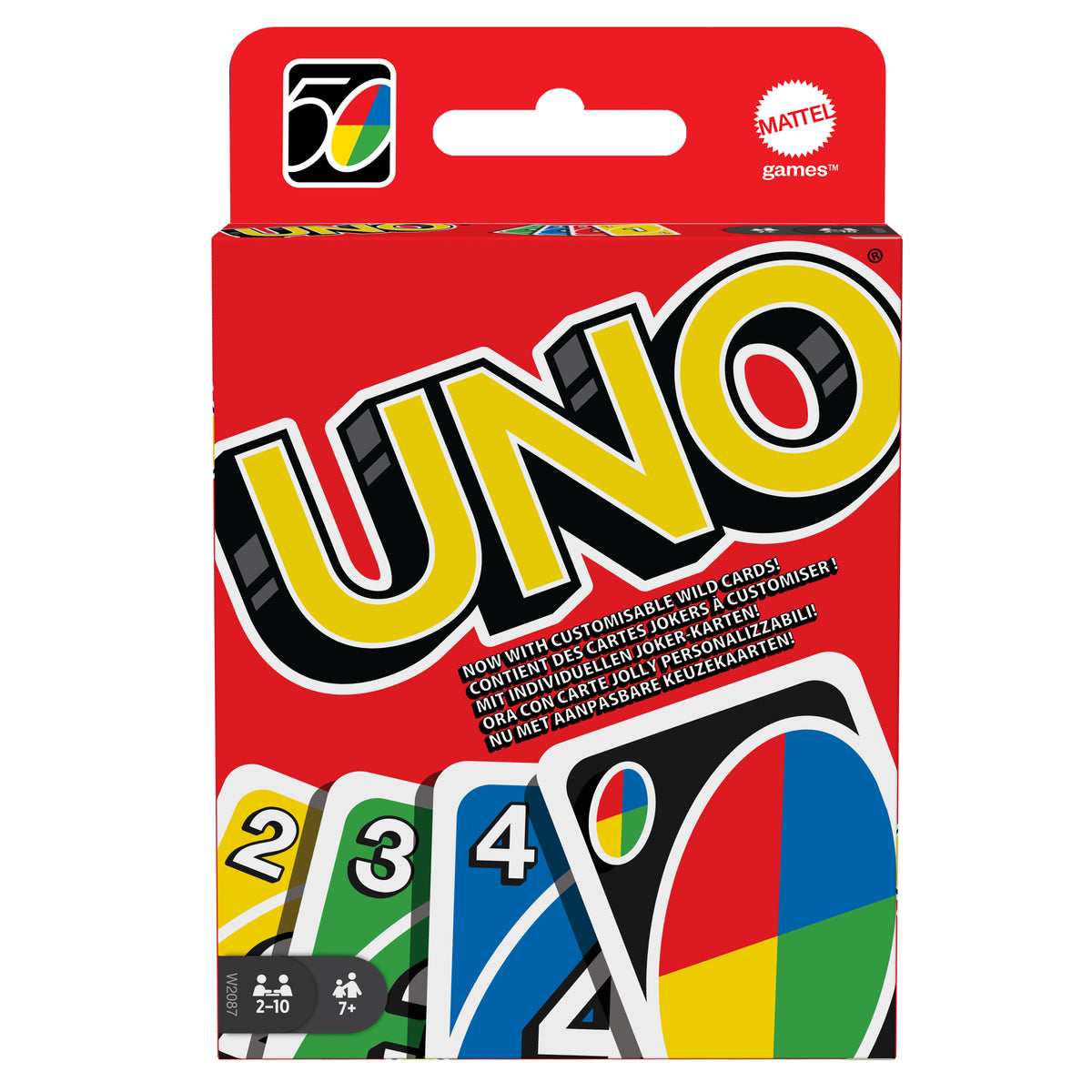 Mattel Games - Uno - Jeu de Cartes Famille - 7 ans et + W2087