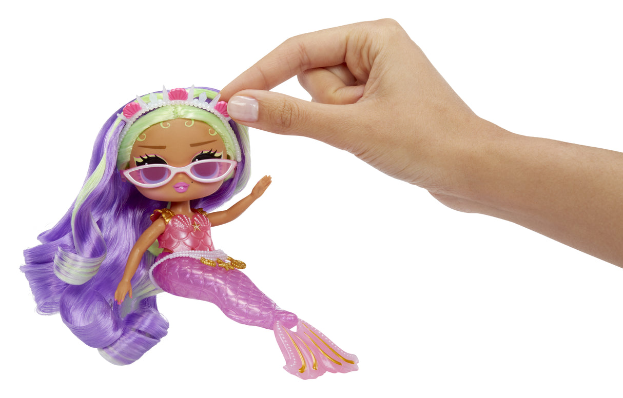 L.O.L. Surprise! Tweens - Sirene Cléo - Poupée avec queue de sirene qui change de couleur, Nageoire mobile, Accessoires - 4 ans