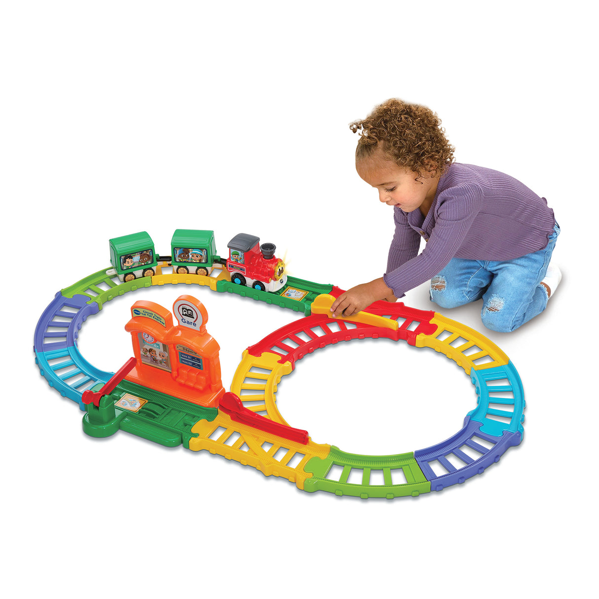 VTECH - TUT TUT BOLIDES - CIRCUIT TRAIN TUT TUT EXPRESS (+ PETER TRAIN a VAPEUR) - Multicolore