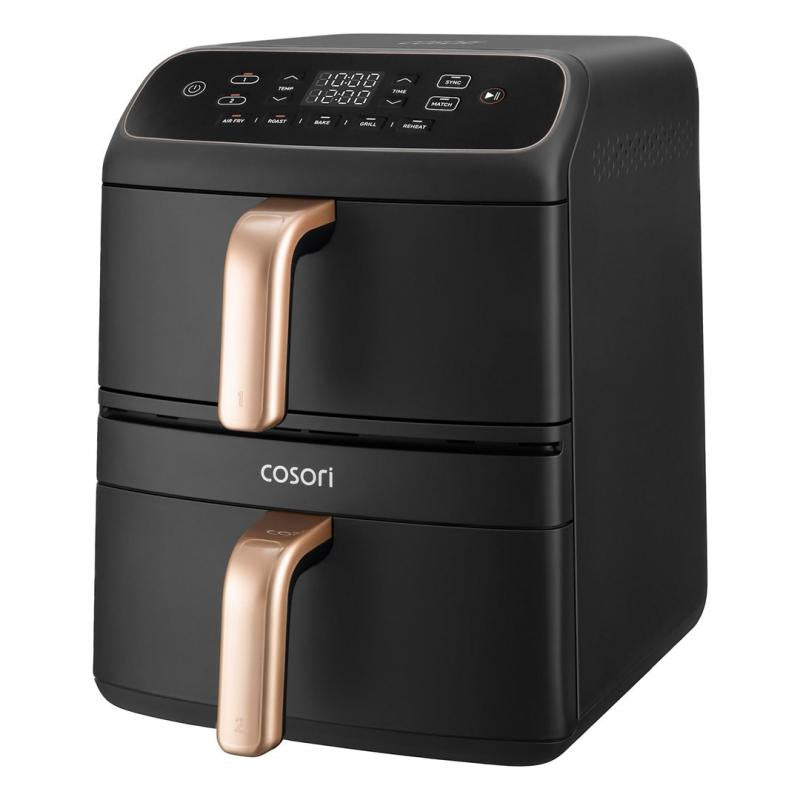 Friteuse sans huile COSORI - Turbo Tower Pro Smart Compact - Capacité 8,6L - 5 programmes - 2630W - Noir