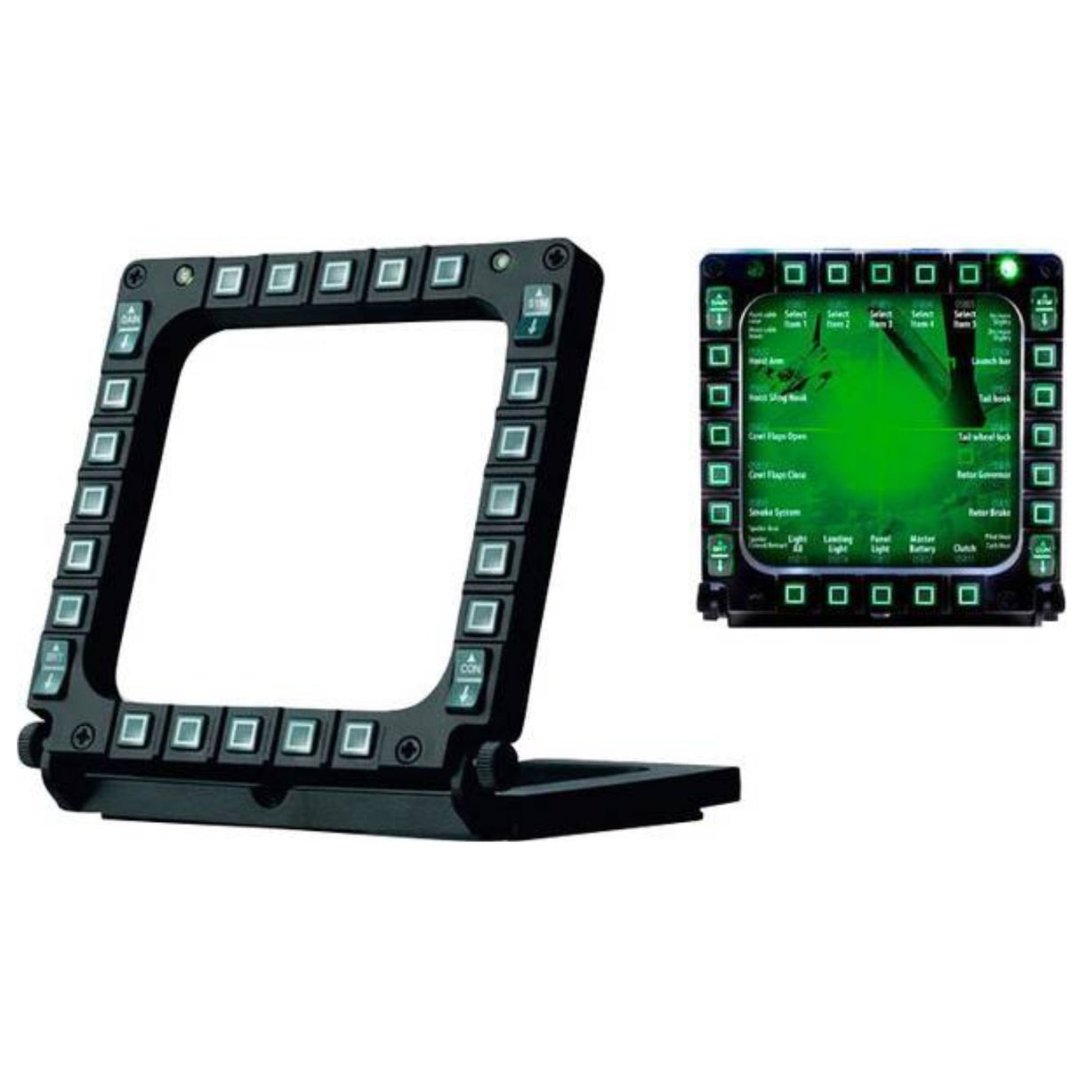 THRUSTMASTER MFD Cougar Pack 2 USB Cockpit Panel repliques F-16 plug & play - So