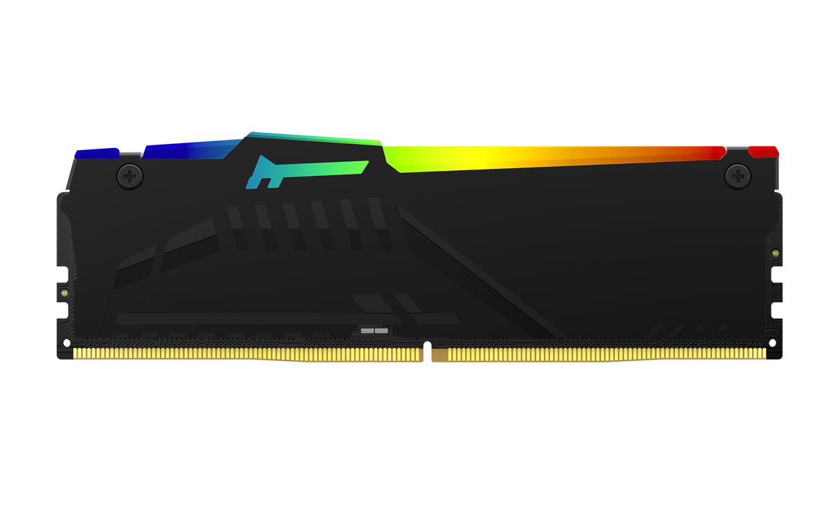 Barrette mémoire 32Go DIMM DDR5 Kingston Fury Beast RGB 5200MHz (Noir)