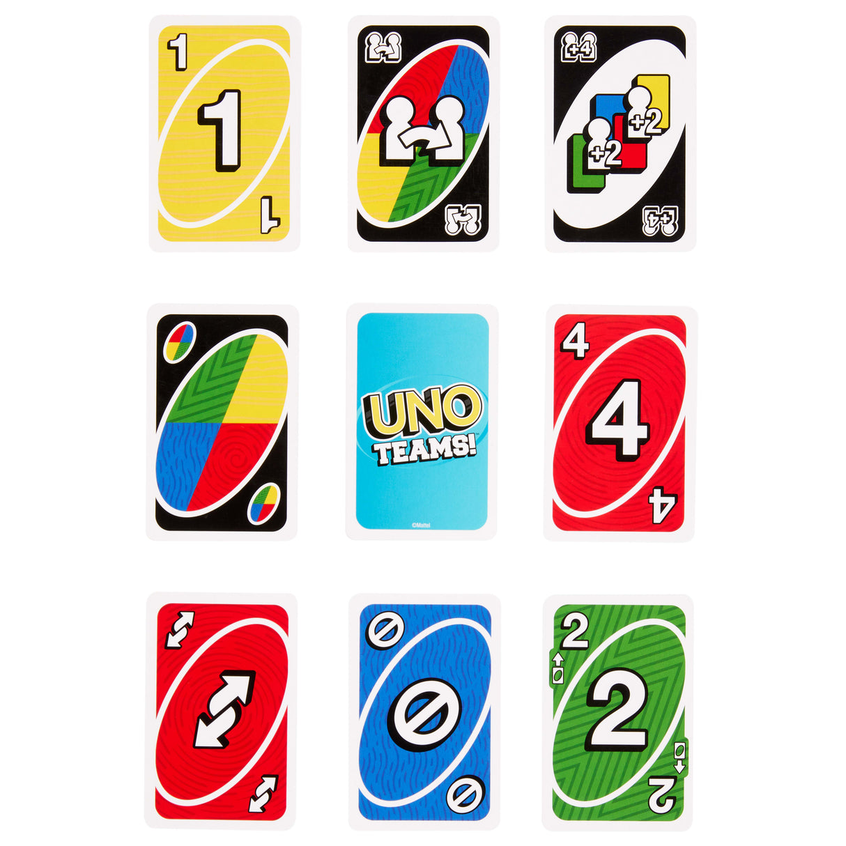 Jeu de carte - MATTEL - UNO Teams - Multicolore - 2 joueurs ou plus - a partir de 7 ans