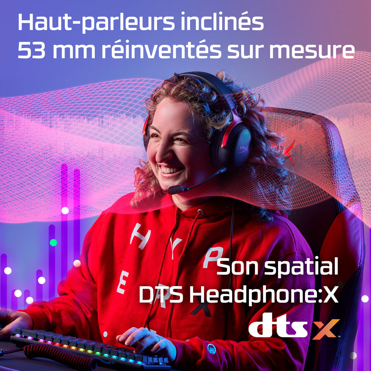 Casque Gamer filaire HyperX Cloud III (Noir)
