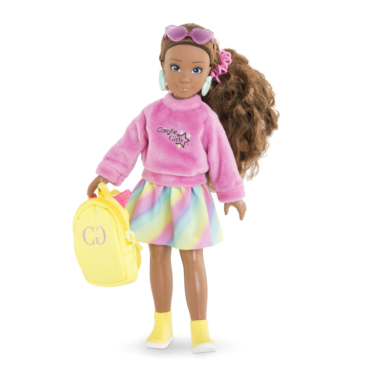 Accessoires poupée - COROLLE - Dressing fluo - Pour poupée mannequin 28 cm - 7 accessoires - Des 4 ans