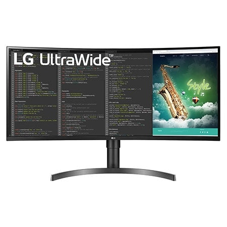 Ecran incurvé 35" LG UltraWide 35WN75CP-W UWQHD 100Hz (Noir)