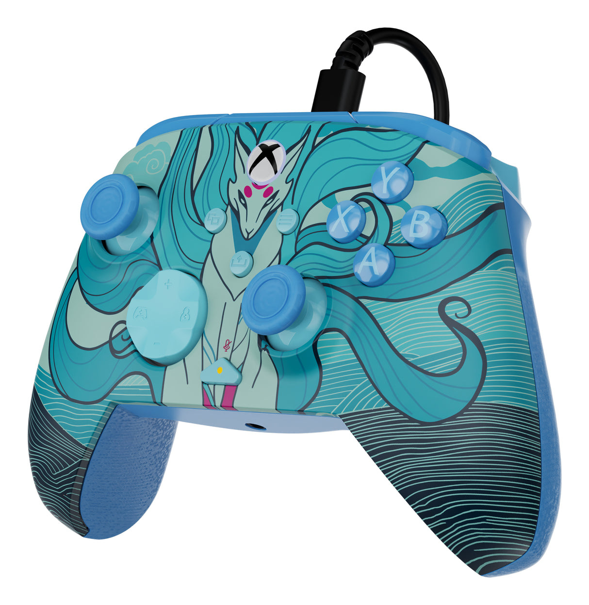 Manette de jeu - Xbox - Rematch Advanced - Filaire - Blue Kitsune - Compatible PC - Turtle Beach