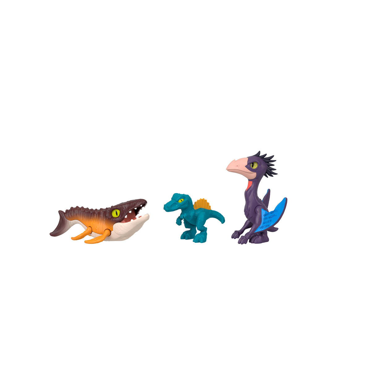 Fisher-Price Figurines Dinosaures Air, Mer, Terre - Jurassic World - Multipack Imaginext - Des 3 ans - JFR25