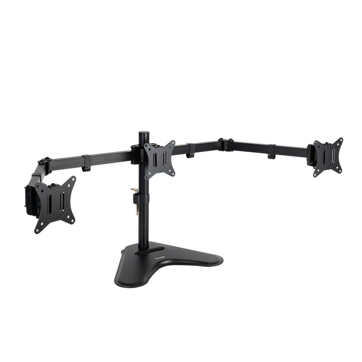 Support triple-écran à poser Tooq DB1704TN 13"-27" (7kg max) (Noir)