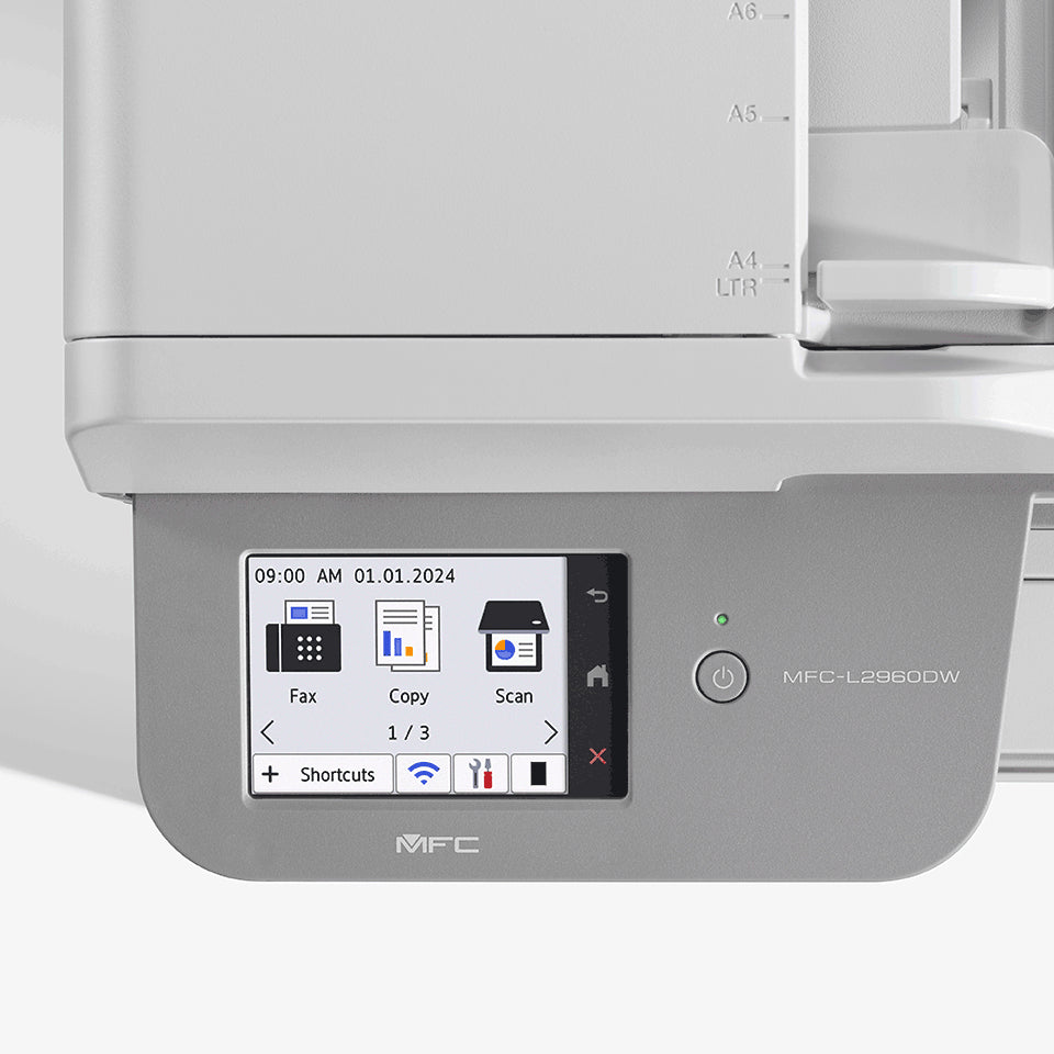 Imprimante multifonction - BROTHER - MFC-L2960DW - Monochrome Laser A4 - Wi-Fi - Impression/numérisation/copie/télécopie
