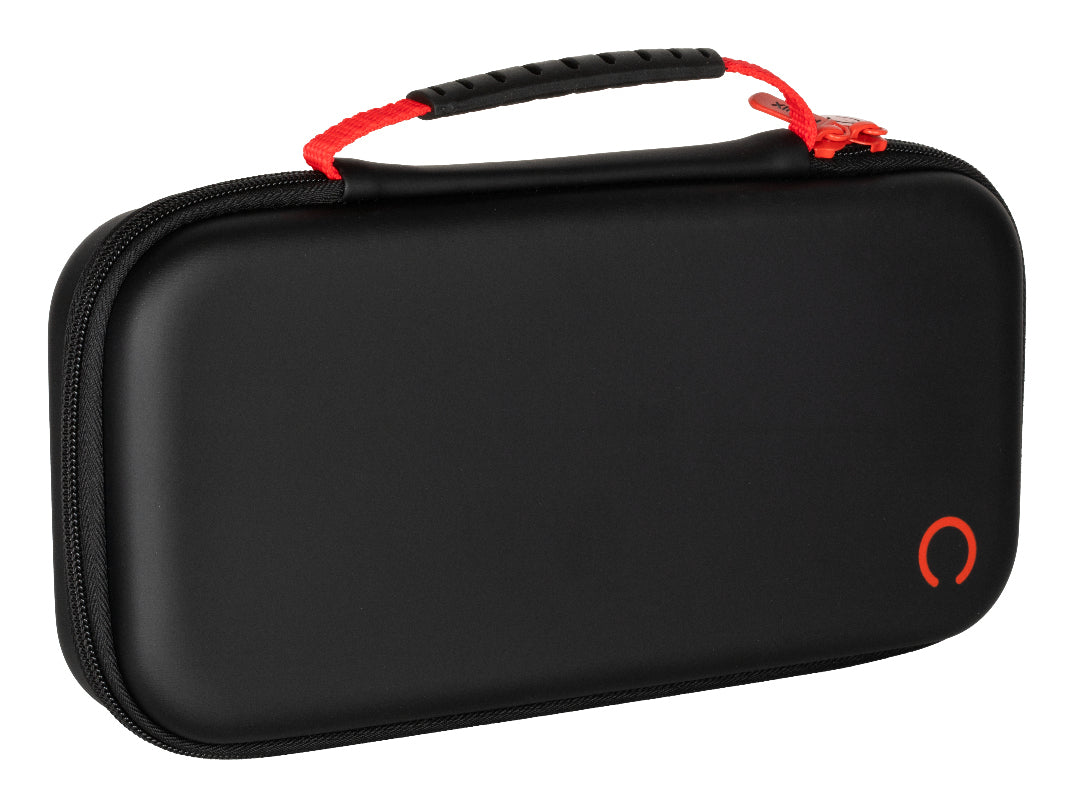 Housse de protection et transport - KONIX - Console Nintendo Switch 2 - Filet rangement accessoires - 8 compartiments jeux - Noir