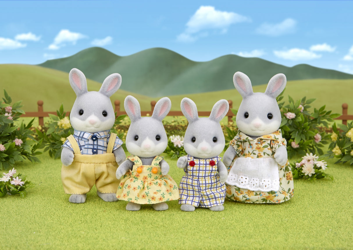 La famille Lapin Gris - Sylvanian Families - 4030