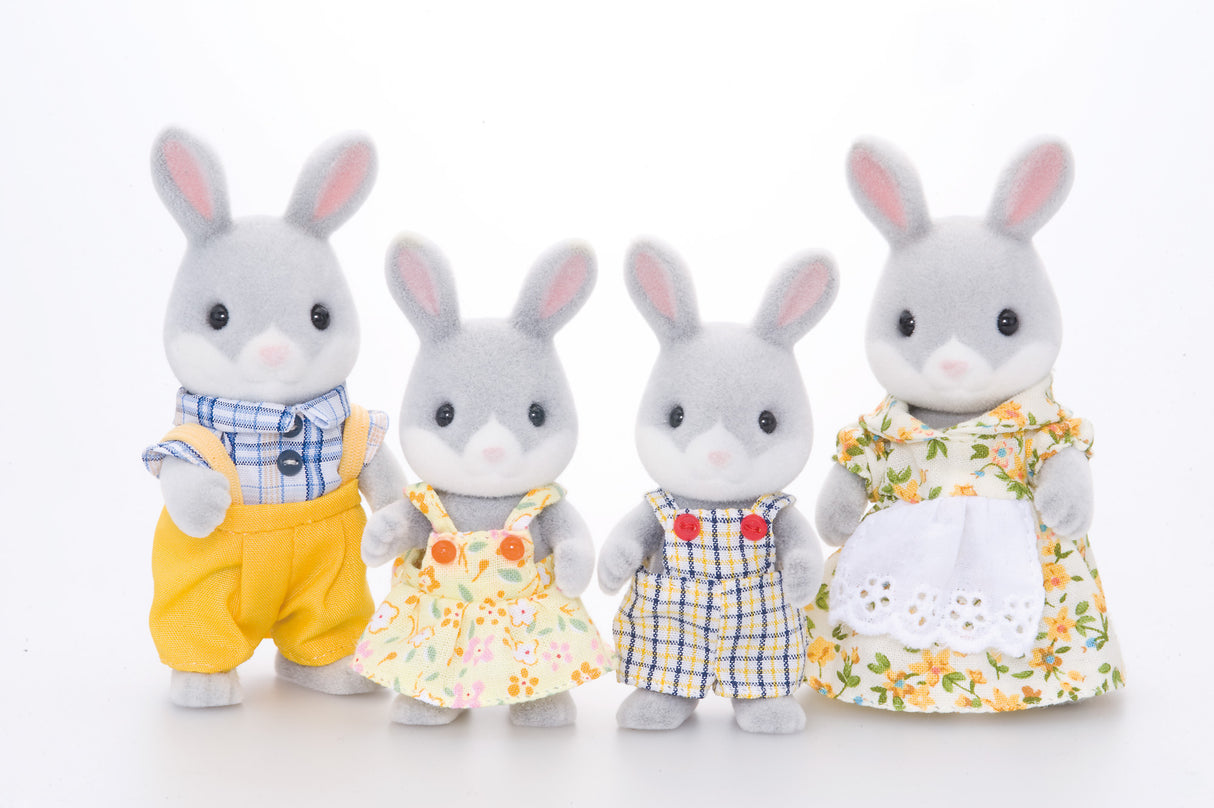 La famille Lapin Gris - Sylvanian Families - 4030