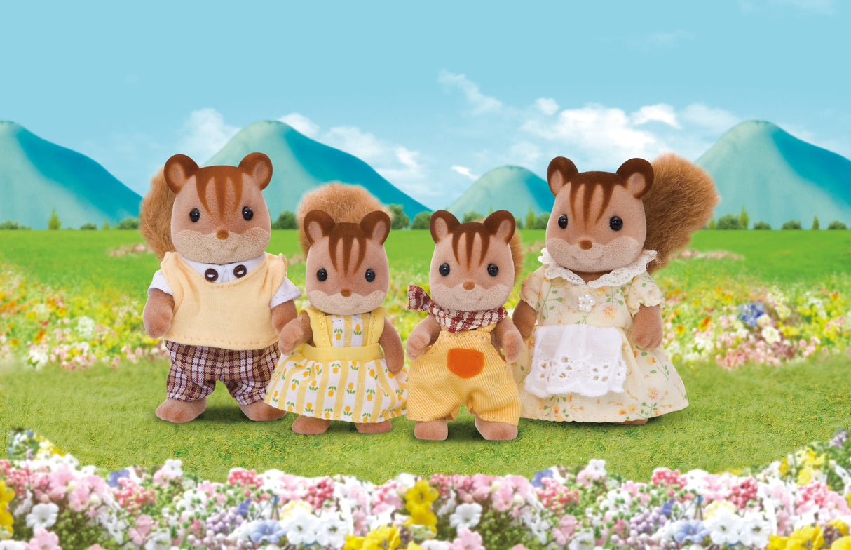 La famille Écureuil Roux - Sylvanian Families - 4172