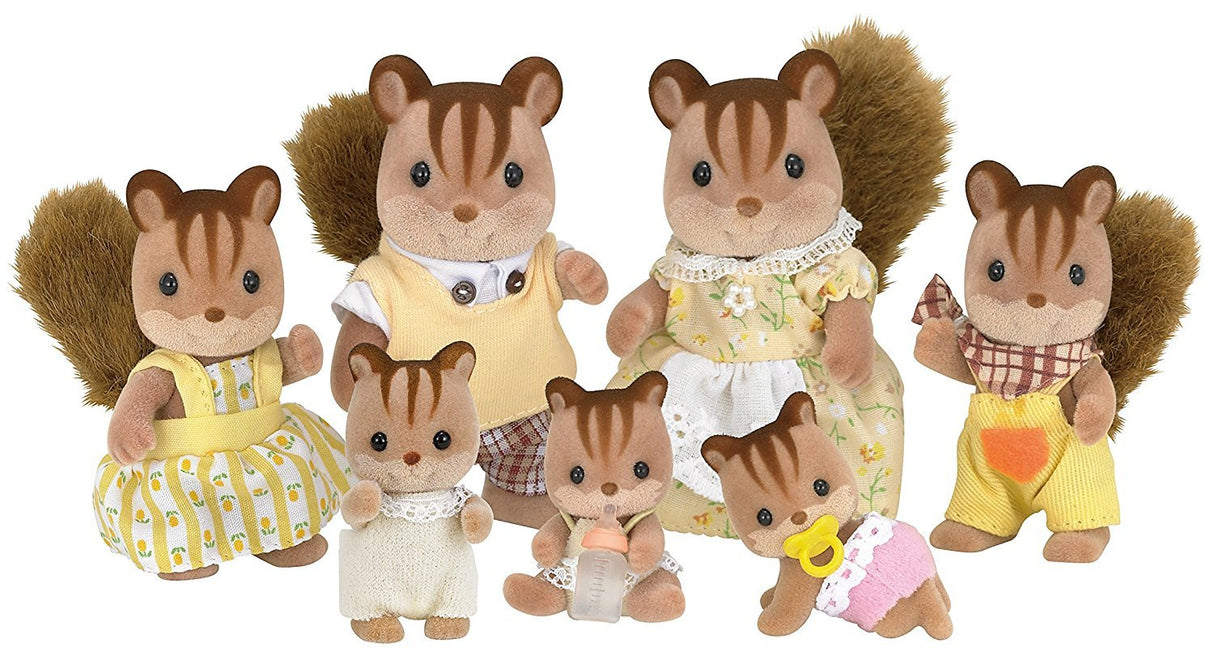 La famille Écureuil Roux - Sylvanian Families - 4172