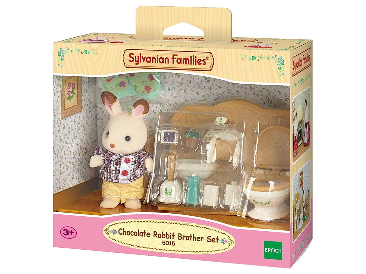 Le frere Lapin Chocolat et toilettes - Sylvanian Families - 5015