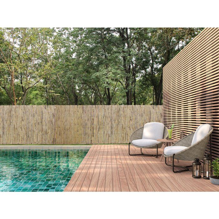 Canisse - NATURE - Roseaux fendus naturels Premium - 3 x 1 m