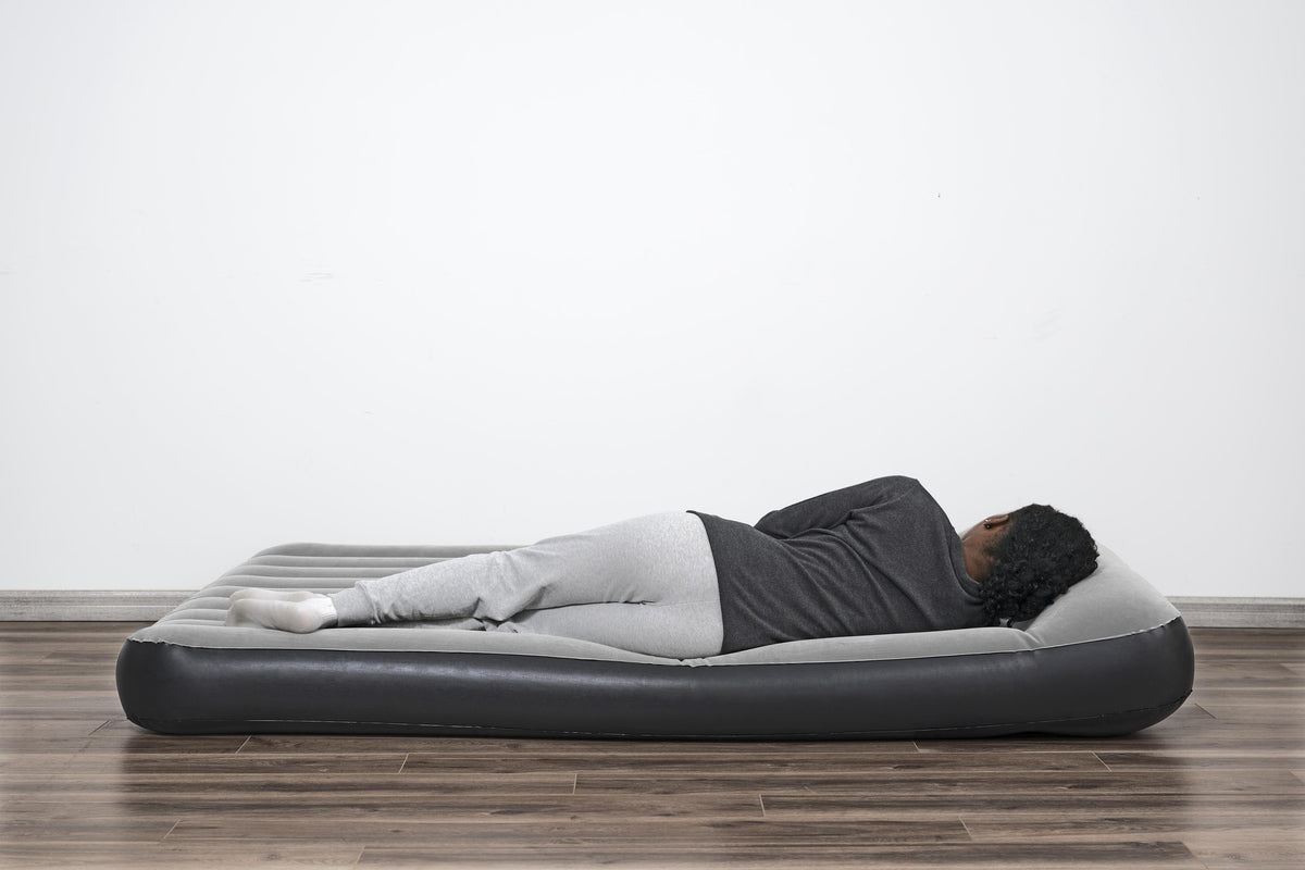 Matelas gonflable - BESTWAY - 671BS - Tritech Queen - 2 places, pompe USB intégrée, 2,03 m x 1,52 m x 30 cm