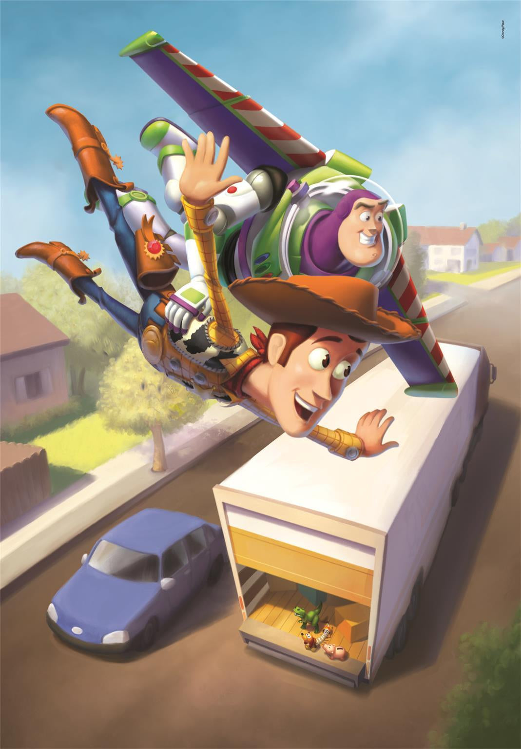 CLEMENTONI - Compact 1000 pieces - Toy Story