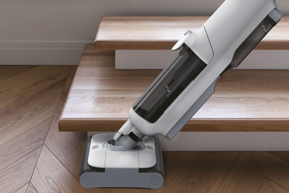 HOOVER HW500 - Aspirateur Balai Laveur sans Fil Eau et Poussiere - Double Rouleau - Moteur Haute Performance 230W