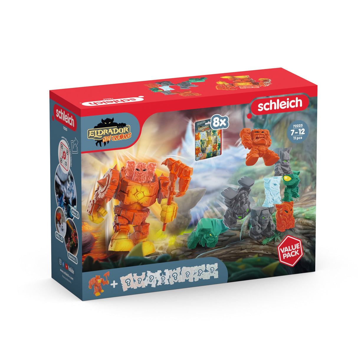 Figurine Lava Robot Value Pack, Schleich 72225 Gamme Eldrador Creatures