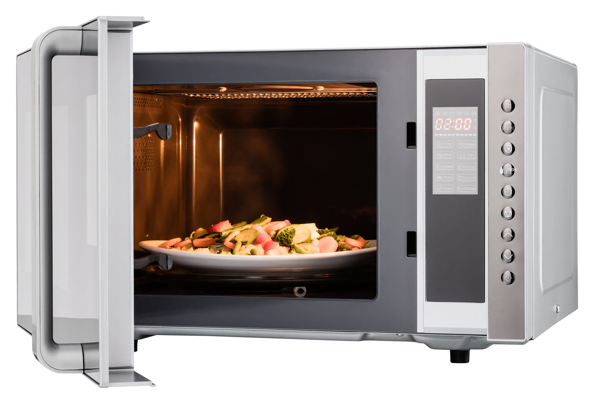 Micro-ondes combiné MEDION MD17495 - 23L - 800W - 1200W Grill - Pose libre - Argent