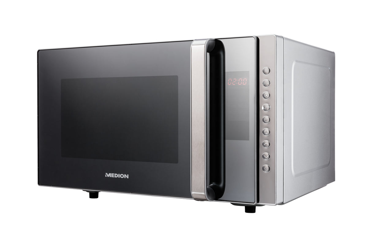 Micro-ondes combiné MEDION MD17495 - 23L - 800W - 1200W Grill - Pose libre - Argent