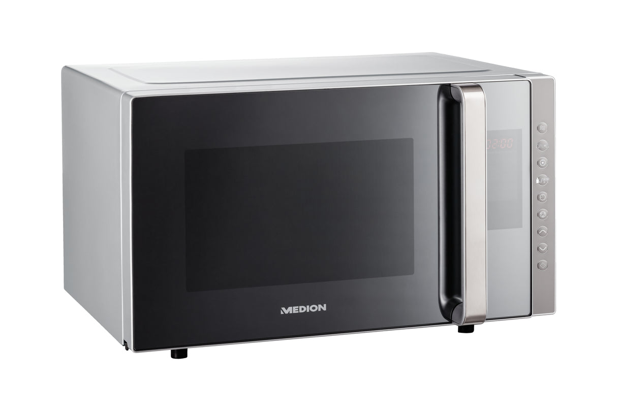 Micro-ondes combiné MEDION MD17495 - 23L - 800W - 1200W Grill - Pose libre - Argent