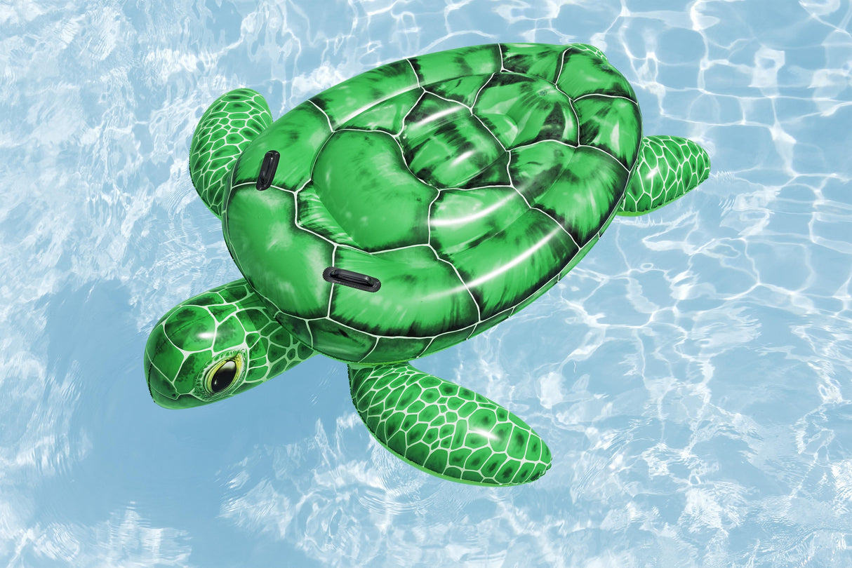 Bouée a chevaucher - Bestway - Tortue - 153 x 140 x 38 cm