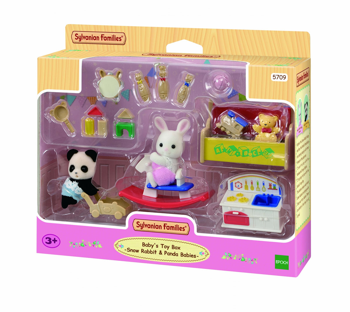 Figurines miniatures - SYLVANIAN FAMILIES - Le coffre a jouets des bébés