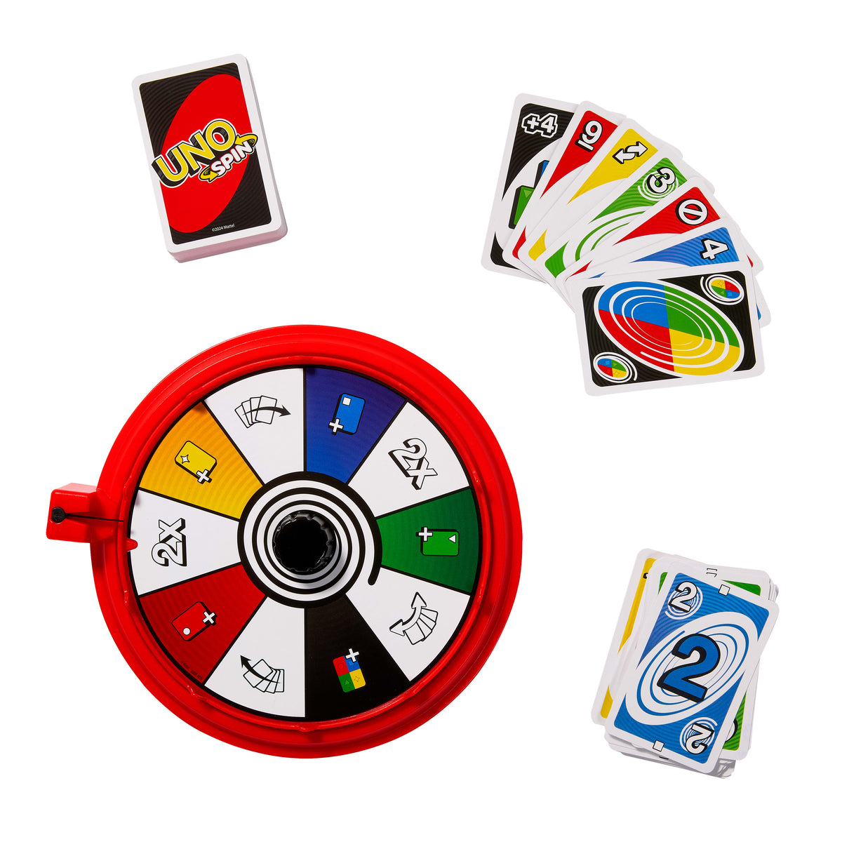 Jeu de cartes - MATTEL GAMES - UNO Wizz - Roue interactive - a partir de 7 ans - Mixte