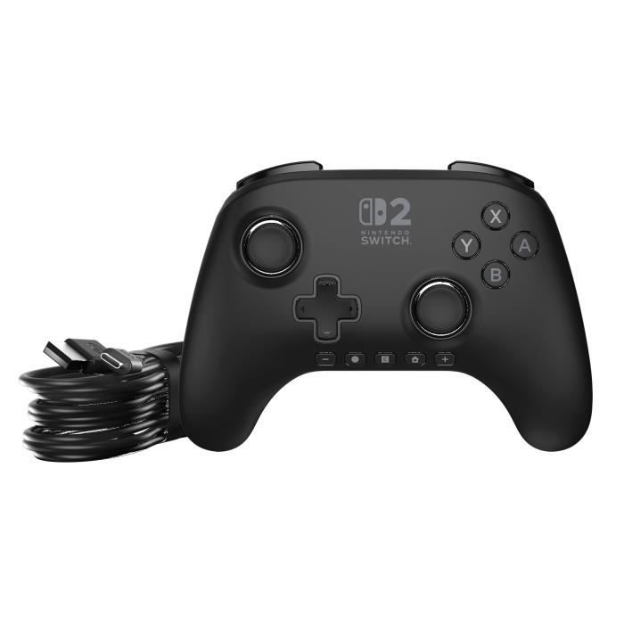 Manette de jeu - Nintendo Switch 2 - Filaire - Noir - Power A