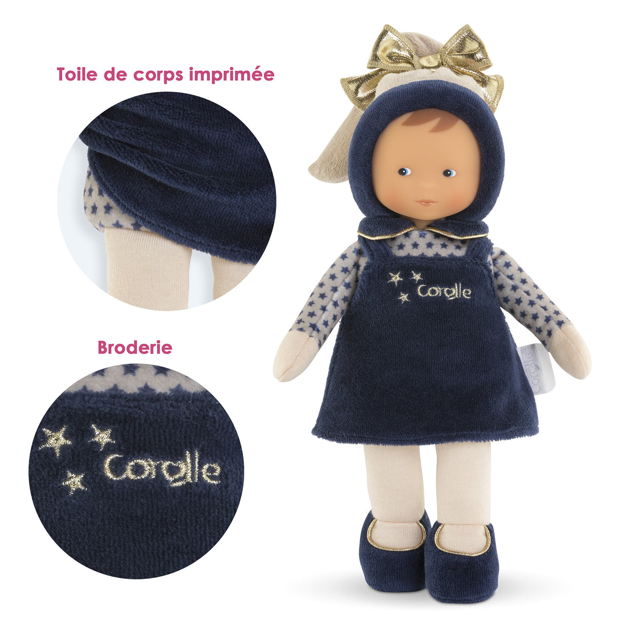 Mon Doudou COROLLE - Miss Marine Reves d'Etoiles - 25 cm - petite poupée - senteur de vanille - des la naissance