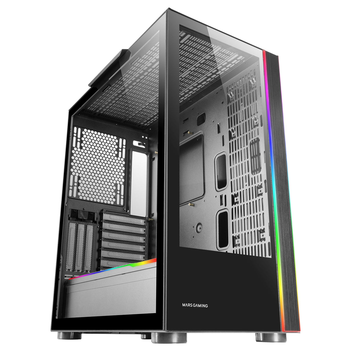 Boitier Grand Tour E-ATX Mars Gaming MC-Ult avec panneaux vitrés (Noir)