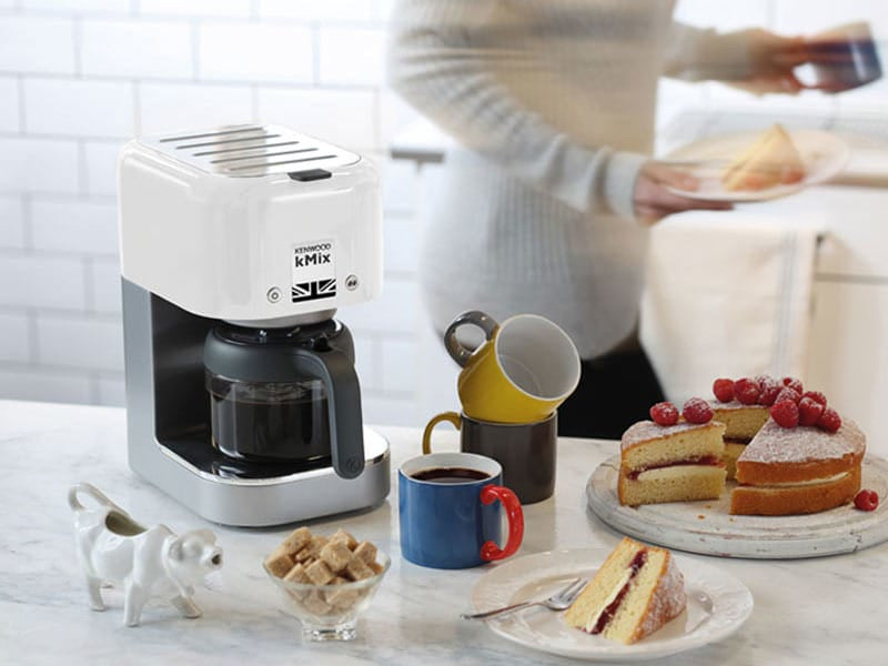 Cafetiere filtre kMix - KENWOOD - COX750WH - 1200 W - Blanc - 8 tasses - Sélecteur d'arôme