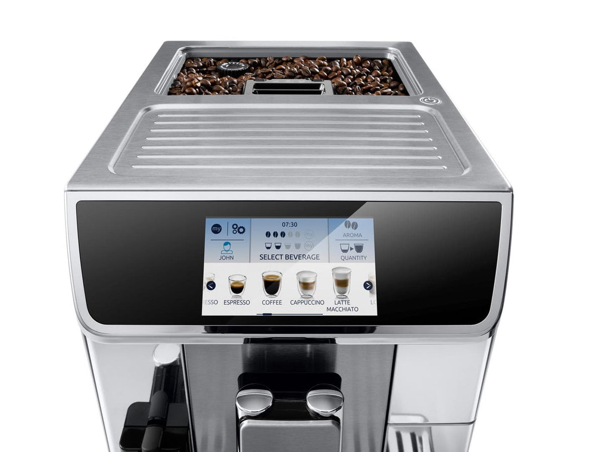 Machine expresso broyeur - De'Longhi - Primadonna elite - ECAM650.75.MS - 21 recettes - Inox