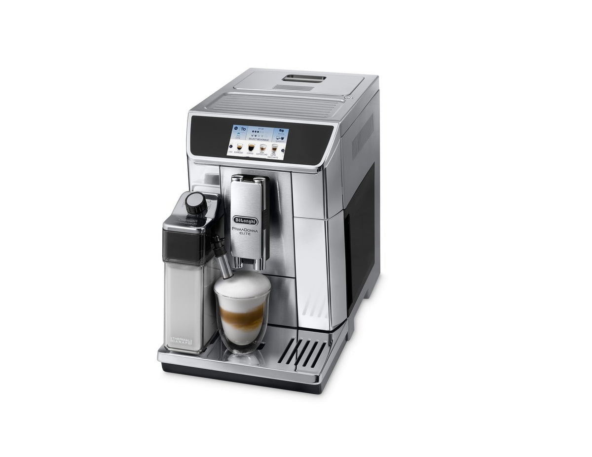 Machine expresso broyeur - De'Longhi - Primadonna elite - ECAM650.75.MS - 21 recettes - Inox