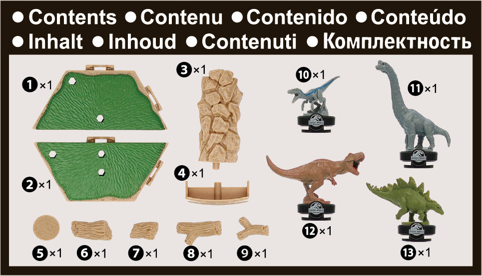 Jurassic World Island Quake - Balancing Game - EPOCH Games - 7511