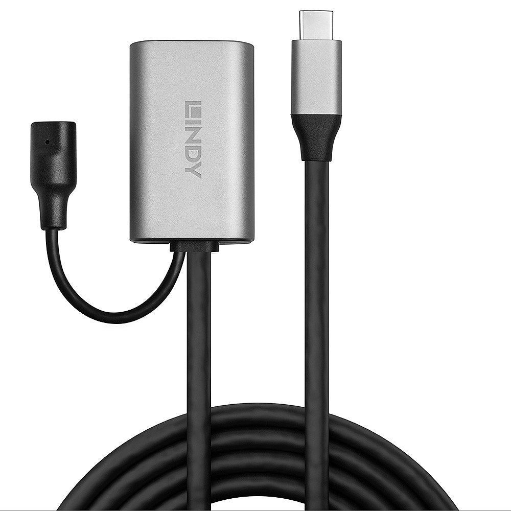 Rallonge USB 3.1 Type C amplifiée Lindy M/F 5m