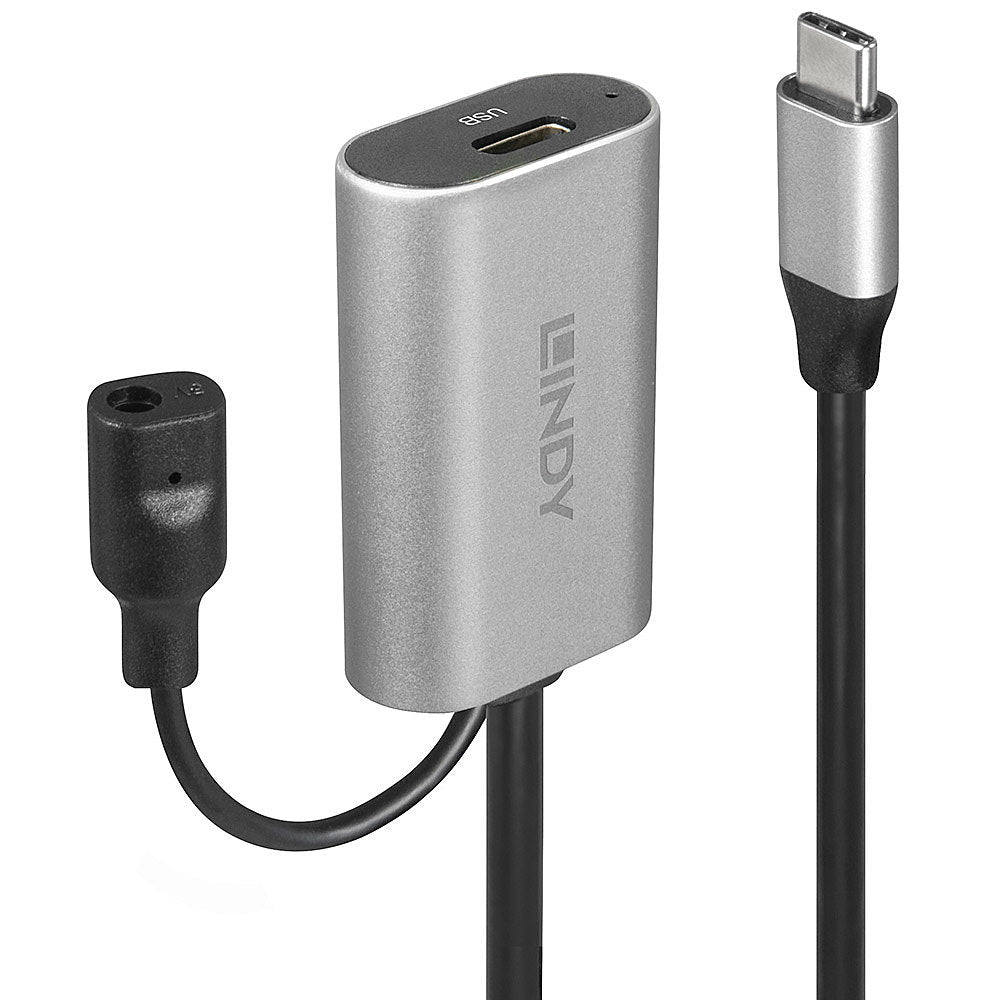 Rallonge USB 3.1 Type C amplifiée Lindy M/F 5m