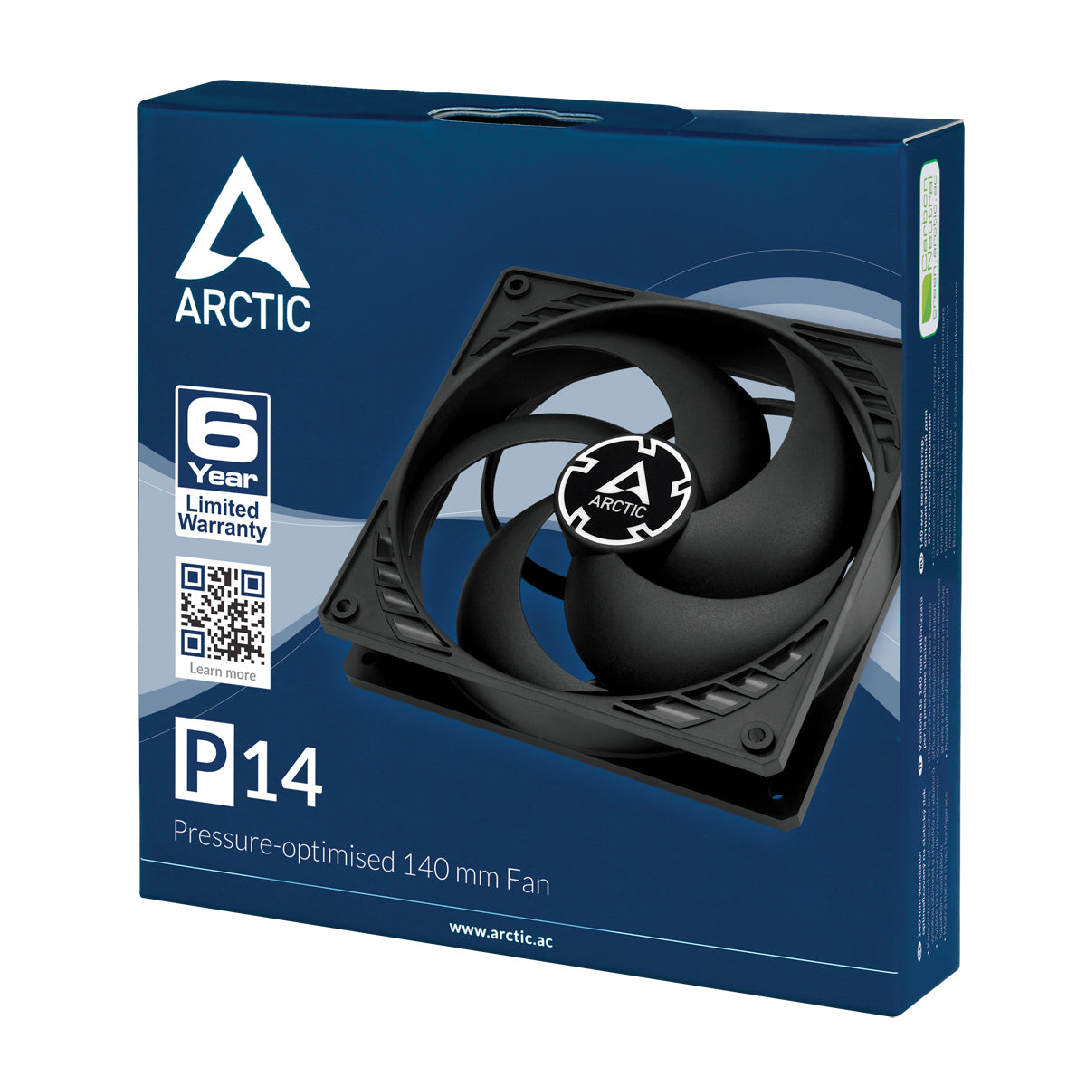 Ventilateur de boitier Arctic P14 - 14cm (Noir)