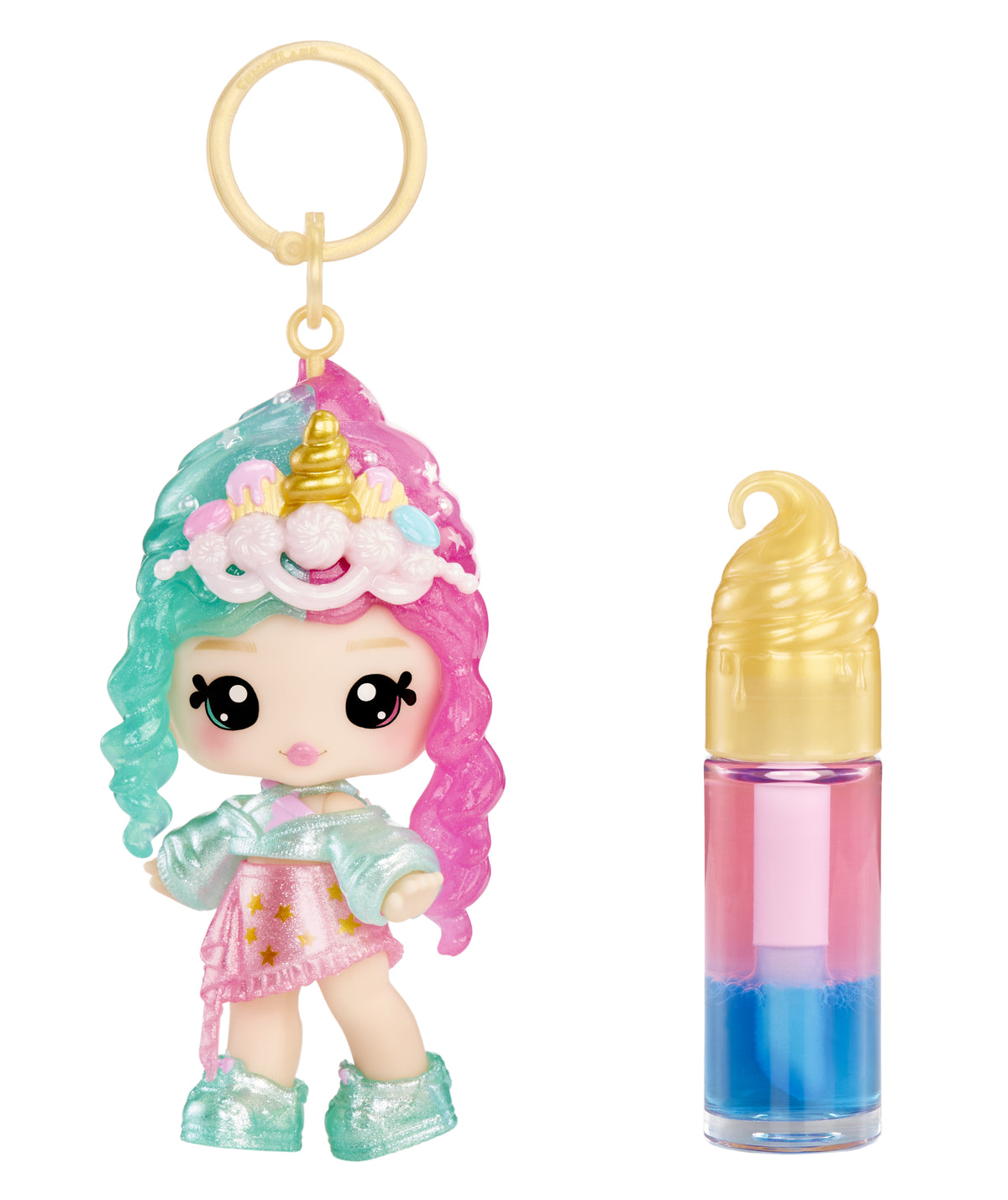 Yummiland Lip Gloss Doll - Color Change Combo - Phoebe Frappe