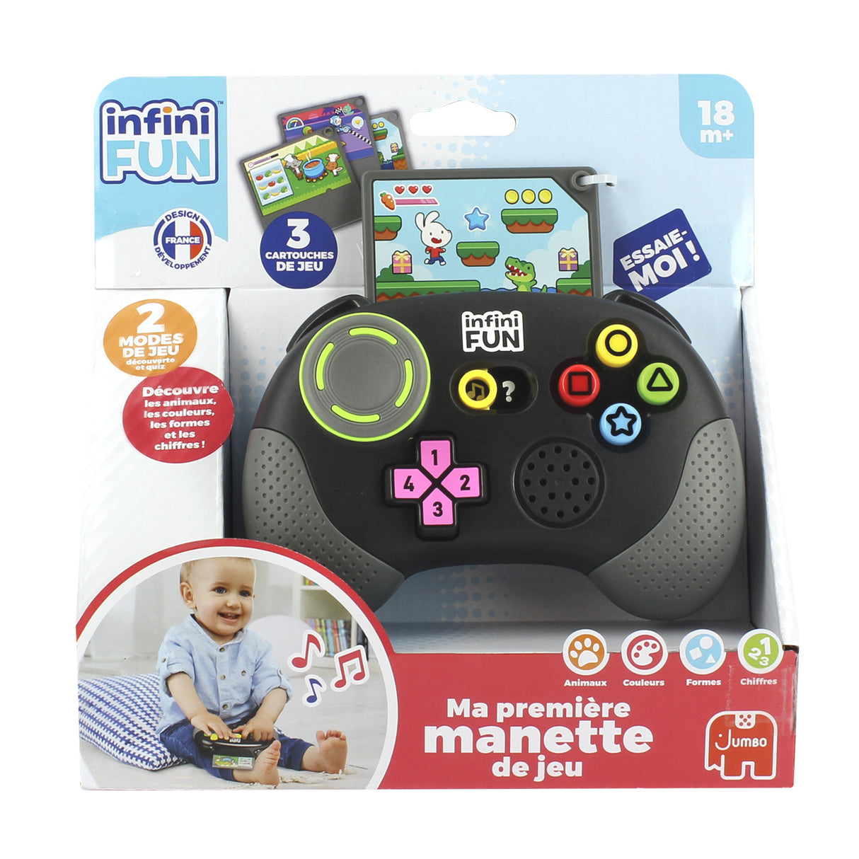 Ma premiere manette de jeux video - INFINI FUN - Des 18 mois