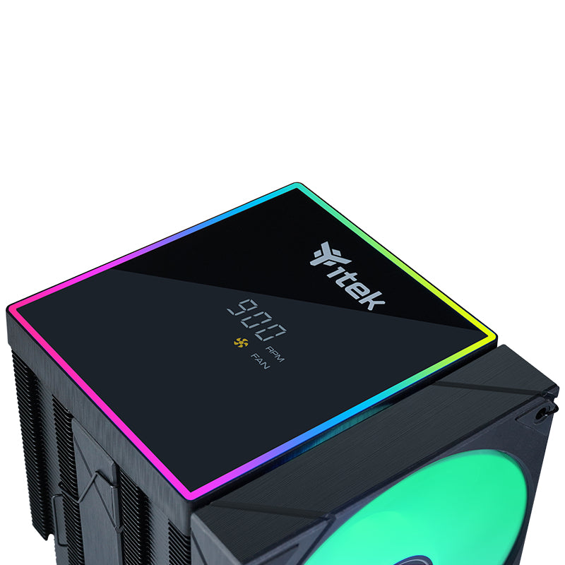 Ventilateur processeur iTek ICY-6HATP RGB (Noir)