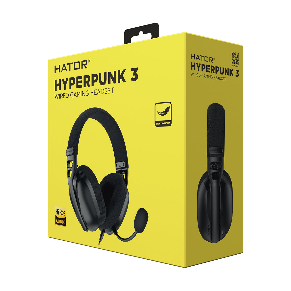 Casque Gamer filaire Hator Hyperpunk 3 (Noir)