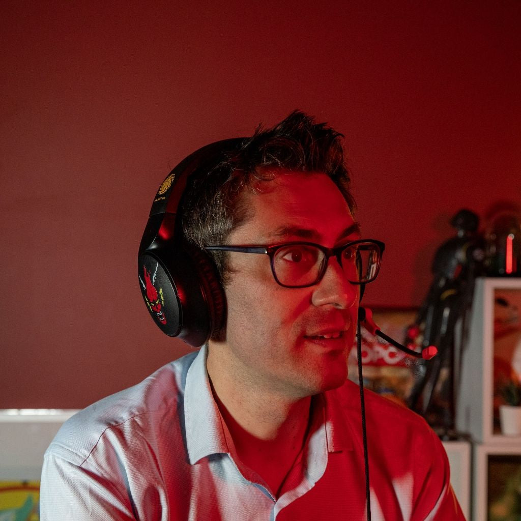 Casque gaming circum-aural - Filaire - Konix - Stranger Things - PC, PS5, Switch 2 et Xbox - Microphone - Câble 1,5 m