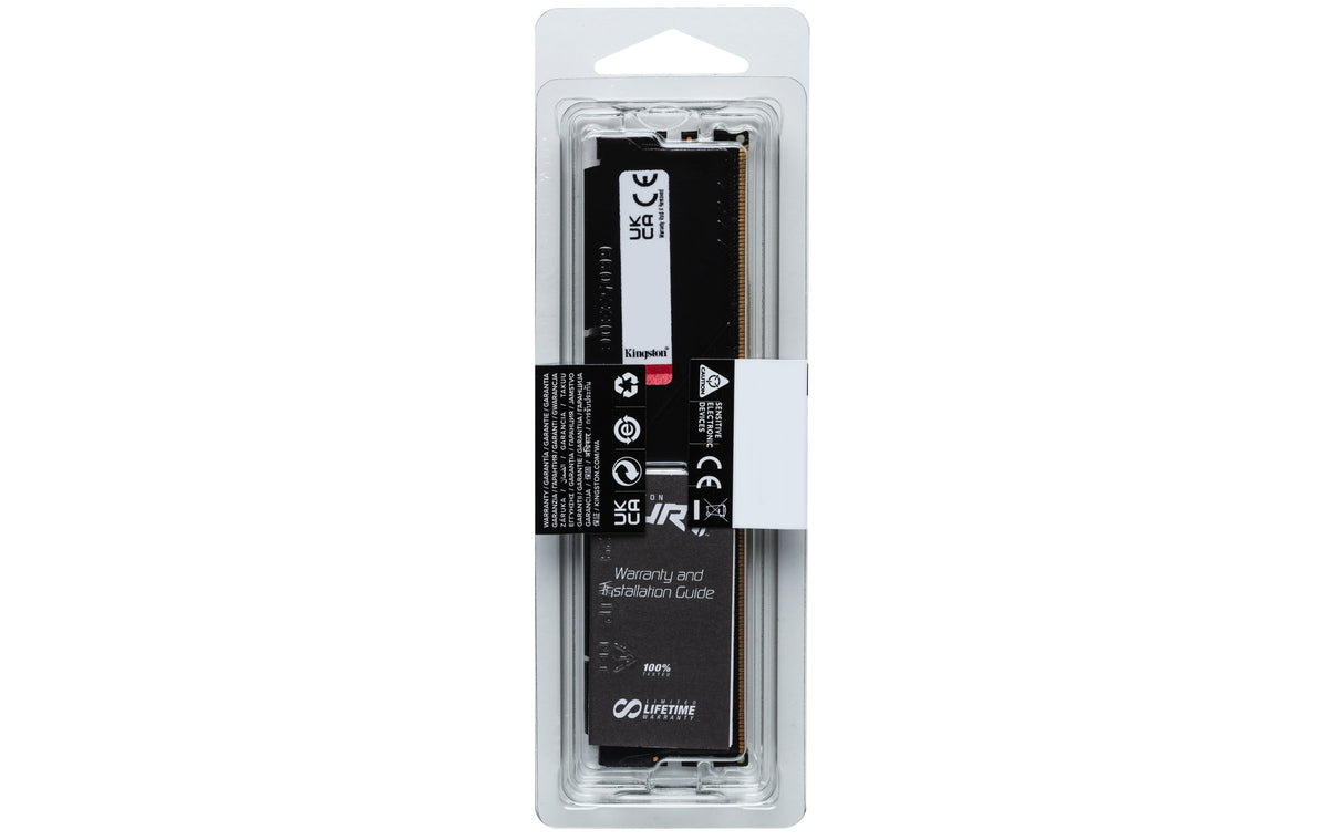 Barrette mémoire 32Go DIMM DDR5 Kingston Fury Beast 5200MHz (Noir)