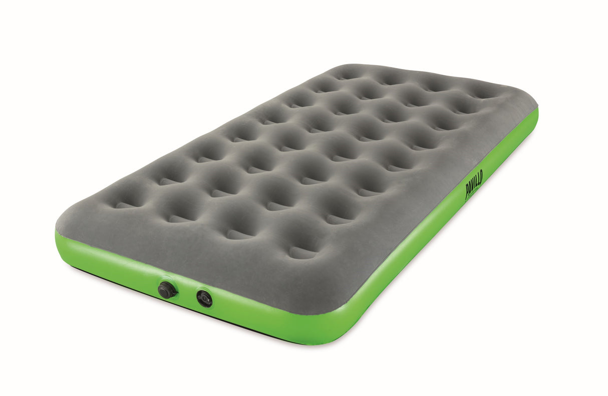 BESTWAY Matelas gonflable camping Pavillo - 1 place Roll & Relax - 188 x 99 x 22 cm - Avec sac de gonflage