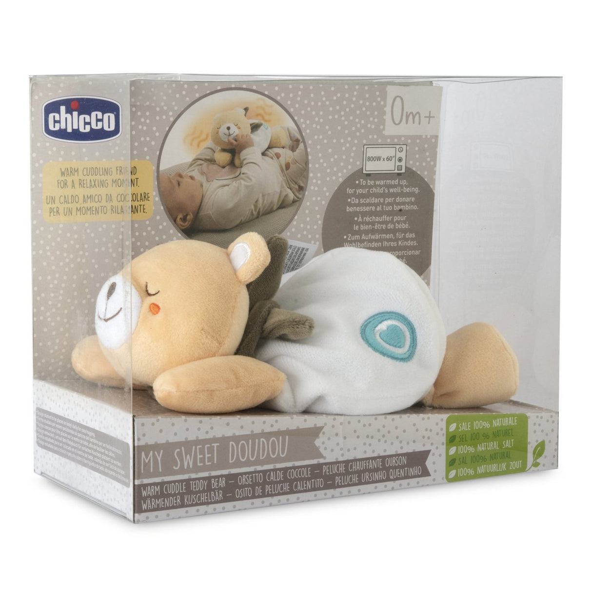 Peluche chauffante Ourson - CHICCO - Beige - Des la naissance