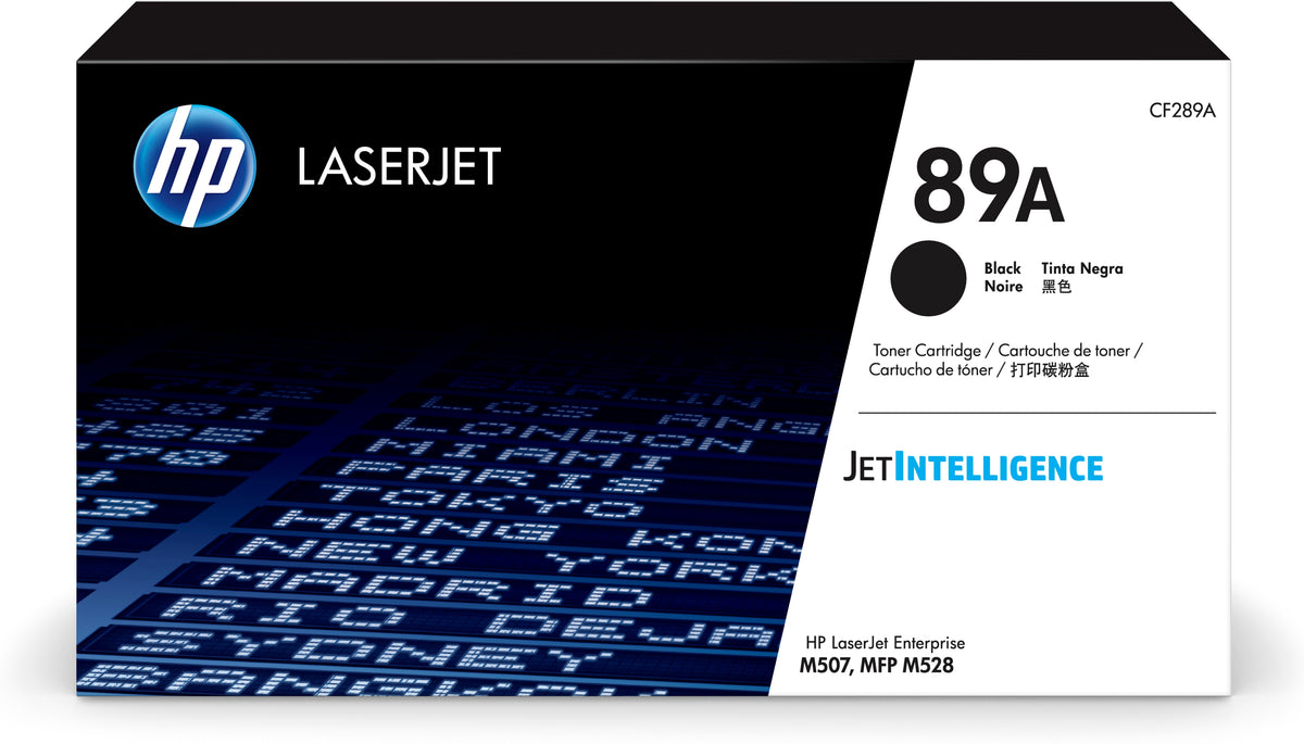 HP 89A Cartouche de toner noire authentique (CF289A)